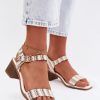1116355 Heel sandals model 225111 Step in style