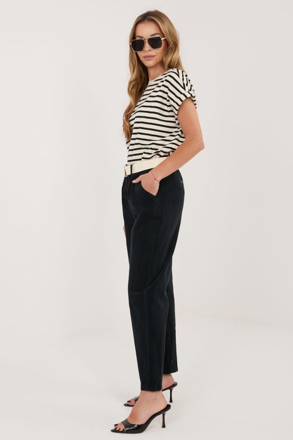 corduroy trousers model 226456 Italy Moda