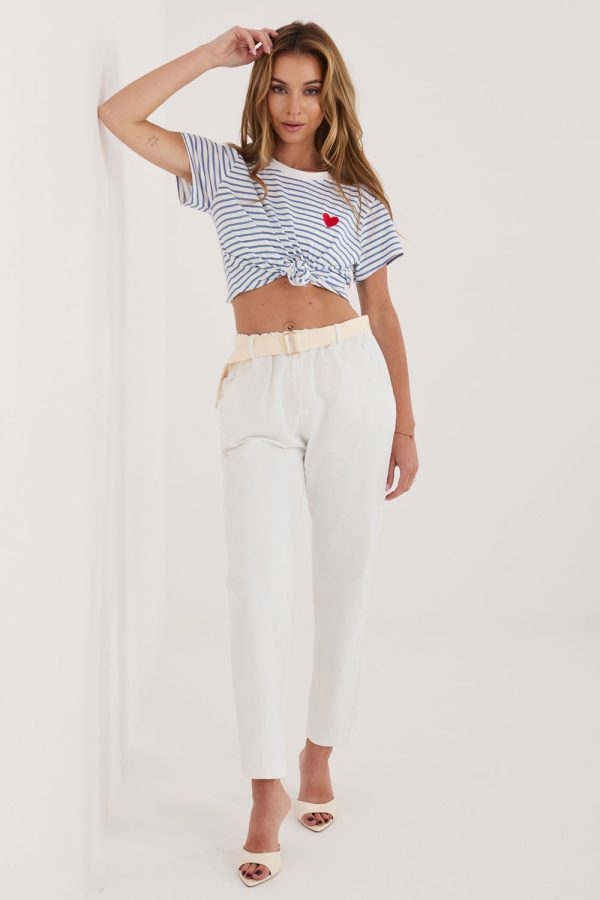 corduroy trousers model 226457 Italy Moda