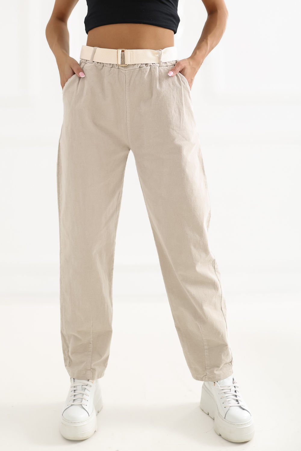 1120687 corduroy trousers model 226459 Italy Moda