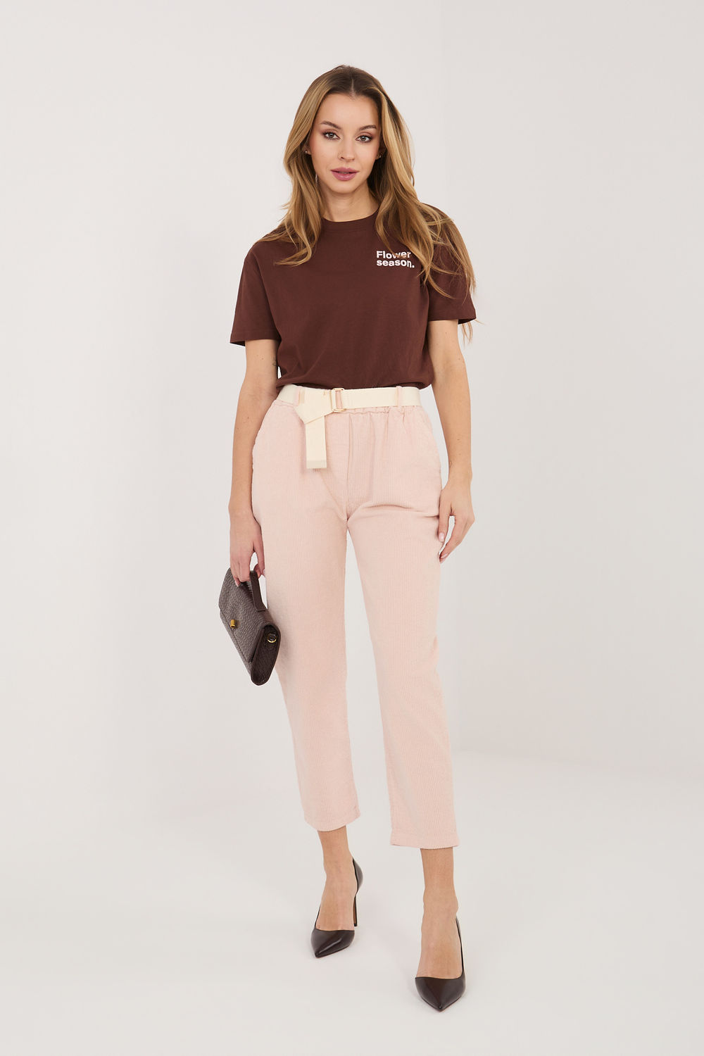 1120749 corduroy trousers model 226479 Italy Moda
