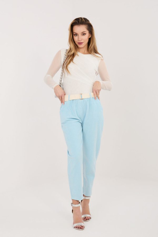 corduroy trousers model 226482 Italy Moda