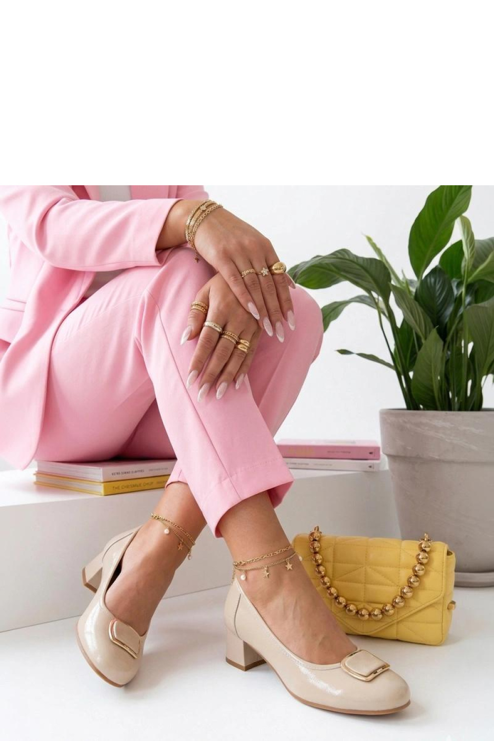 1121002 Block heel pumps model 226554 Solea