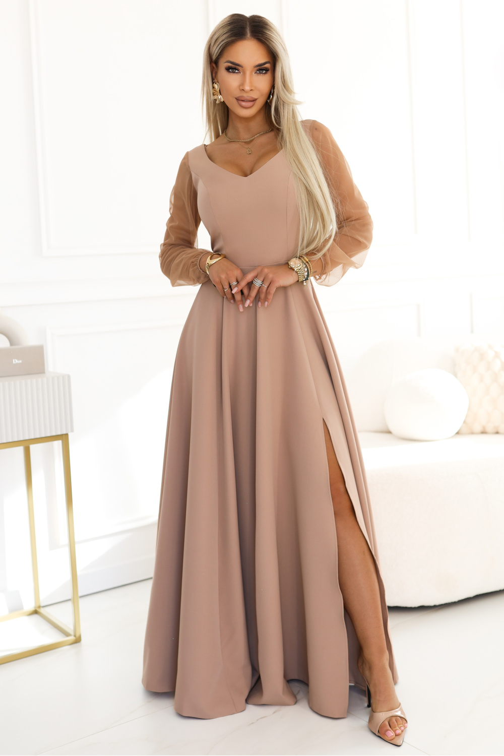 1122630 Long dress model 227090 Numoco