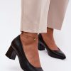 1122827 Block heel pumps model 227159 Step in style