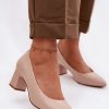 1122830 Block heel pumps model 227160 Step in style