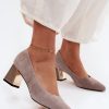1122855 Block heel pumps model 227169 Step in style