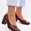1122864 Block heel pumps model 227172 Step in style