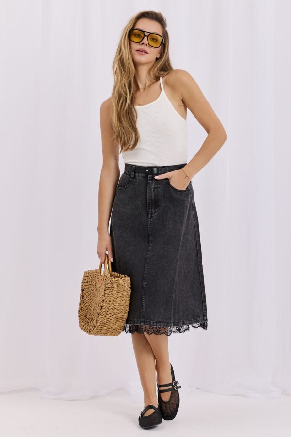 ~Spódnica jeansowa model 228023 Factory Price