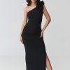 Long dress model 228320 Makadamia