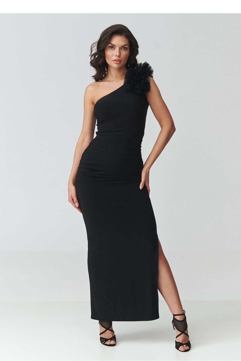 Long dress model 228320 Makadamia