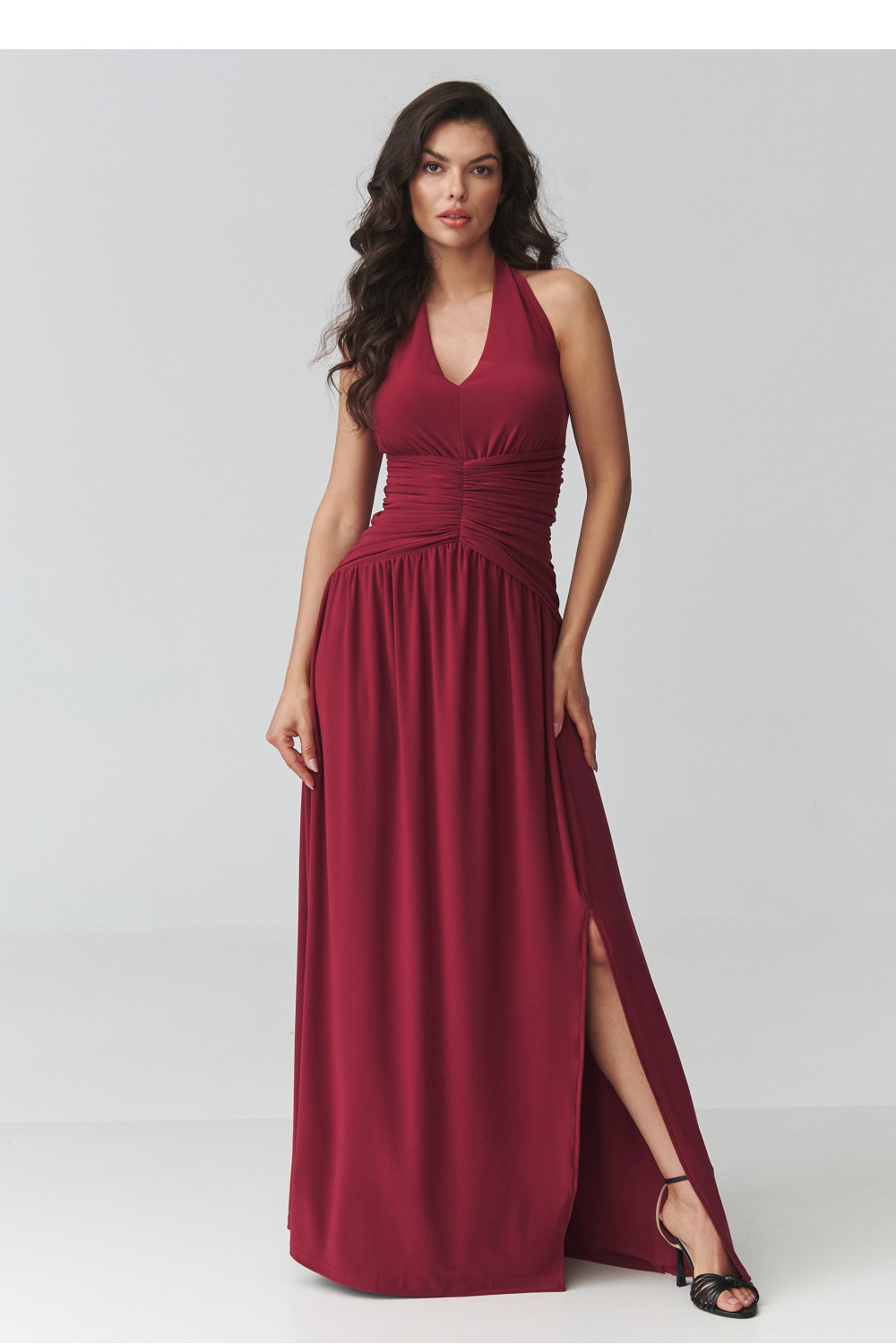 Long dress model 228324 Makadamia