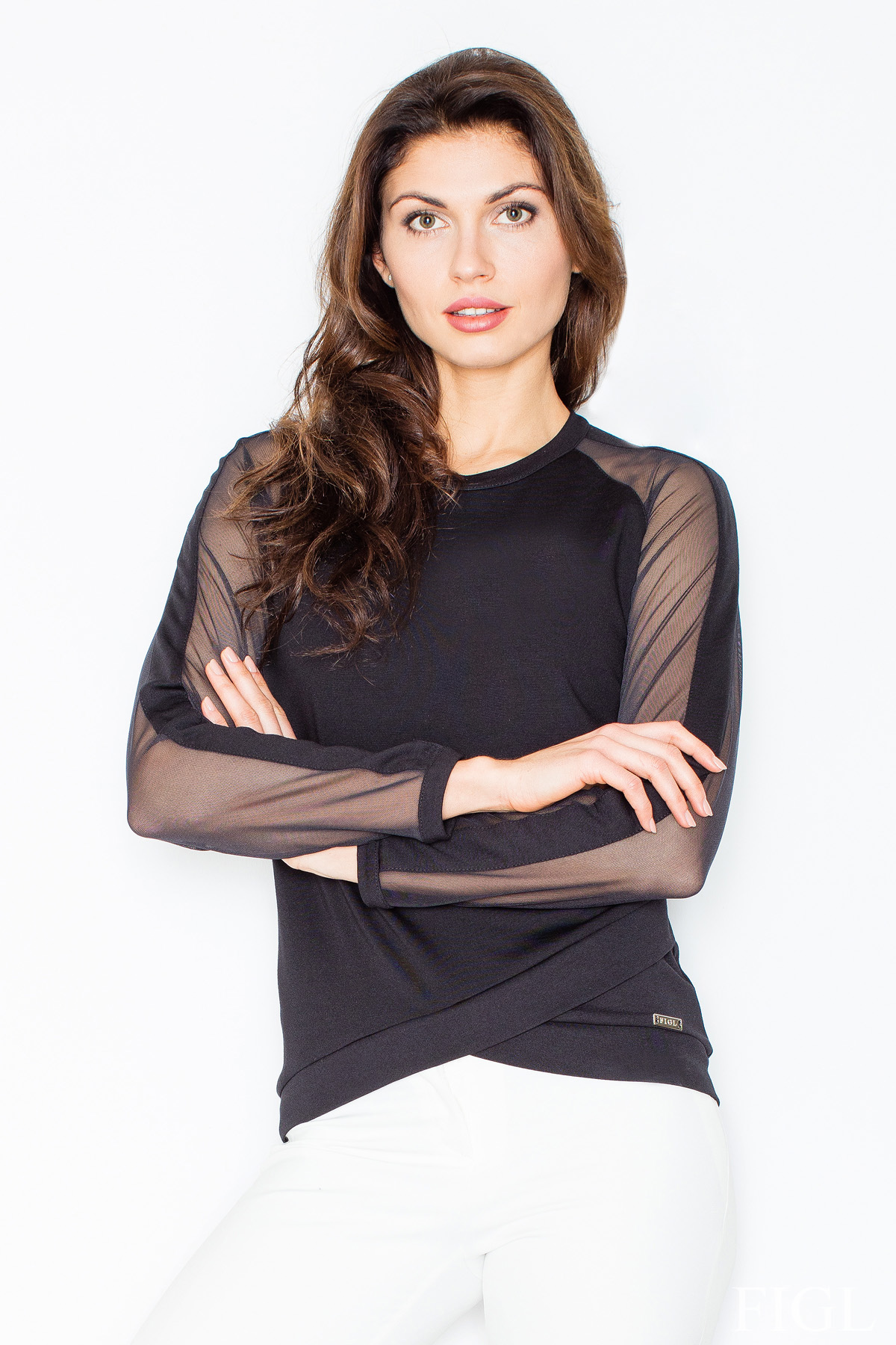 136472 Blouse model 57424 Figl
