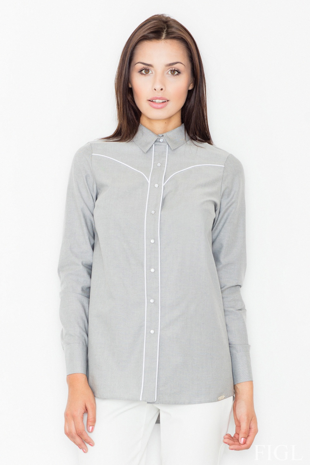 147627 Long sleeve shirt model 61516 Figl