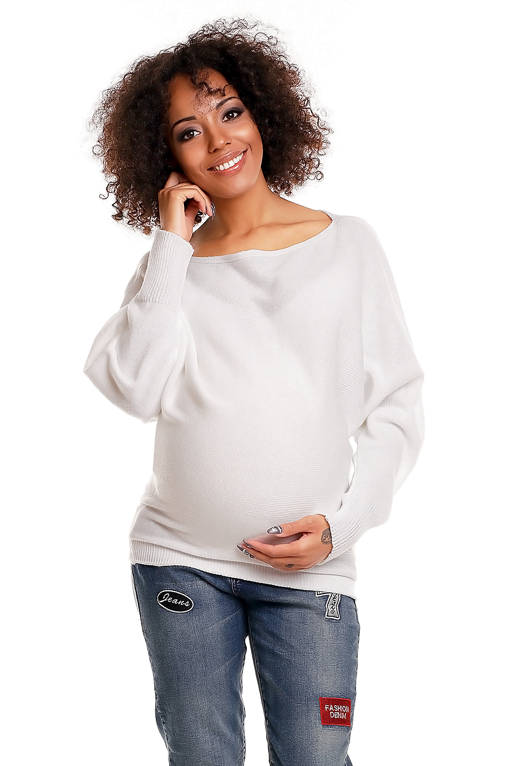 215649 Pregnancy sweater model 84269 PeeKaBoo