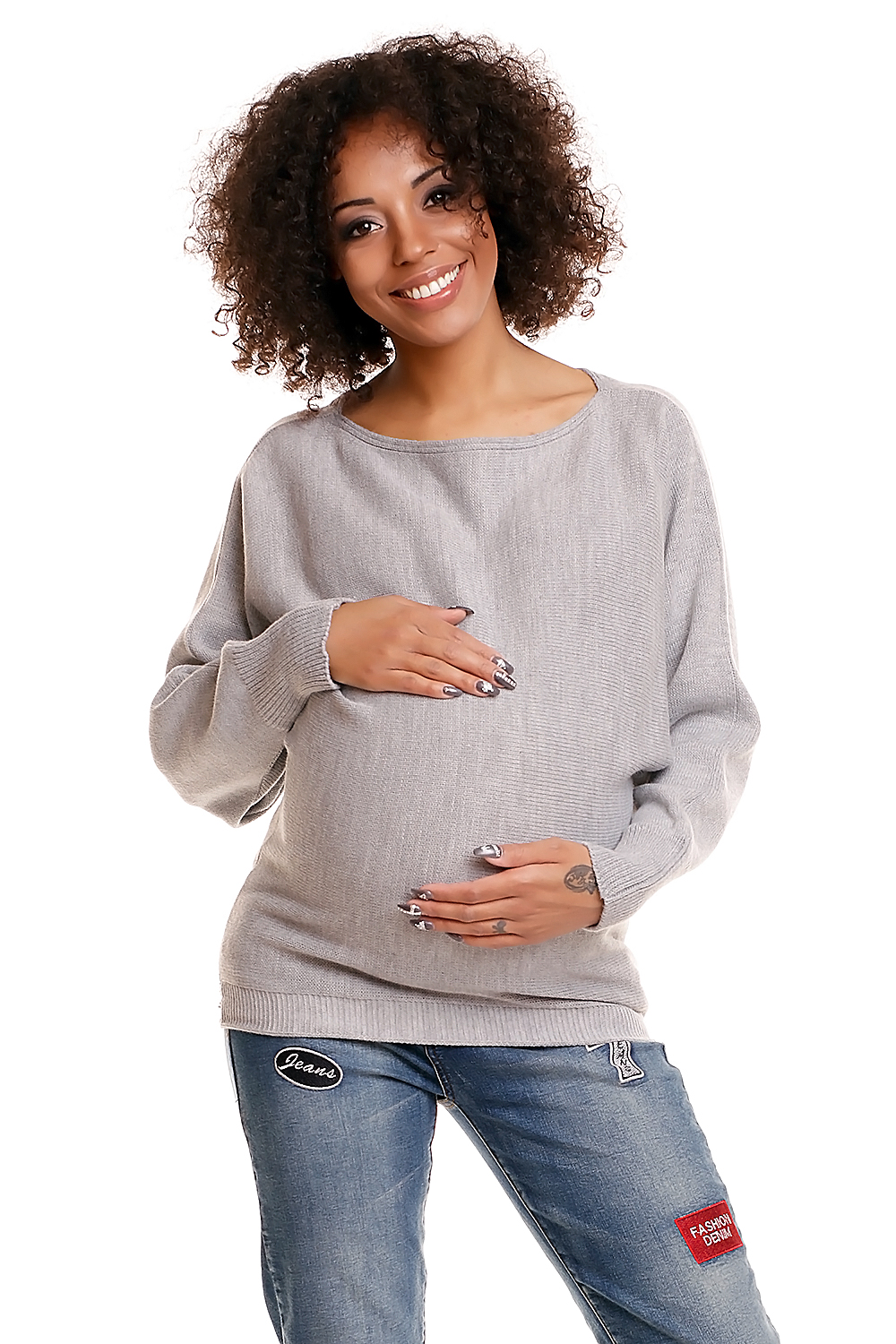 215669 Pregnancy sweater model 84274 PeeKaBoo