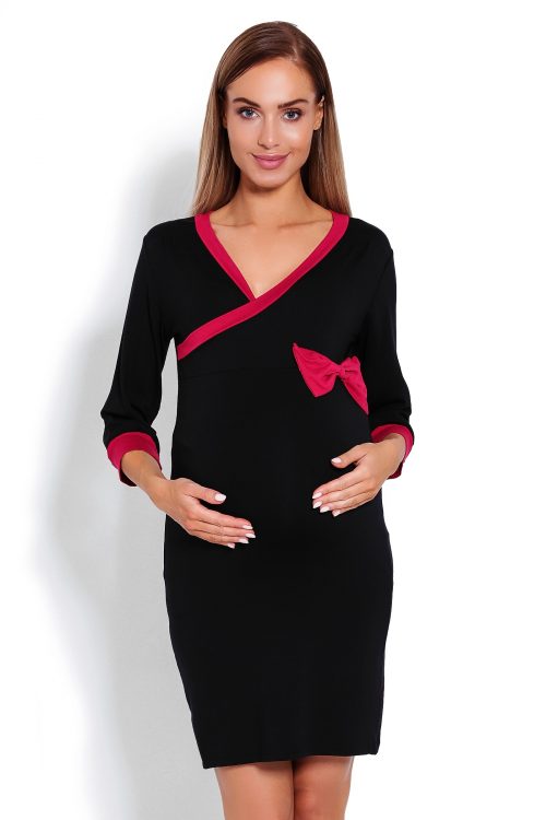 820195 maternity nightgown model 122952 PeeKaBoo