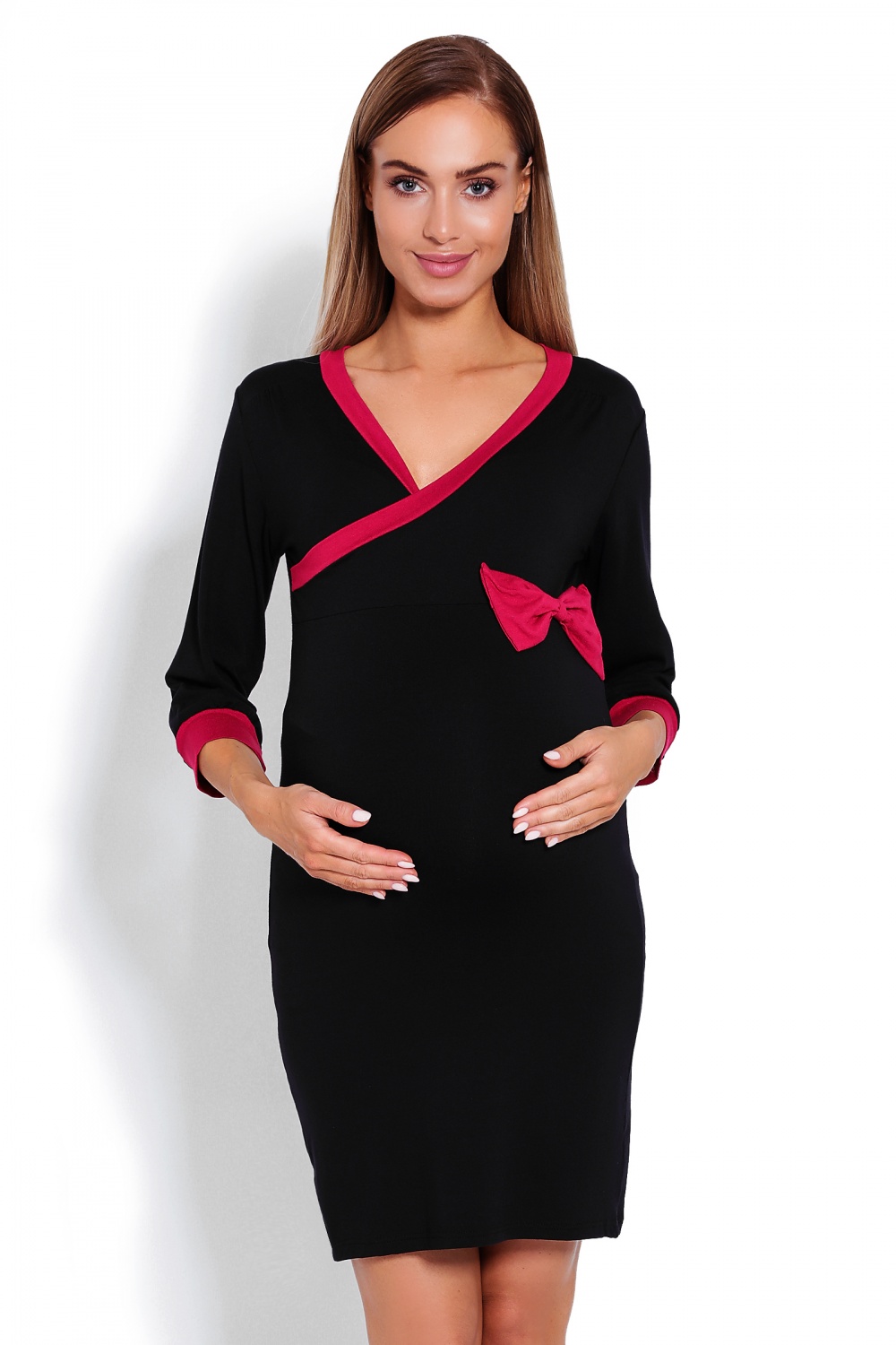 820195 maternity nightgown model 122952 PeeKaBoo