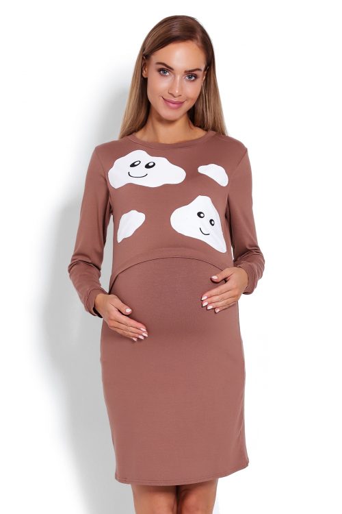 820231 maternity nightgown model 122964 PeeKaBoo