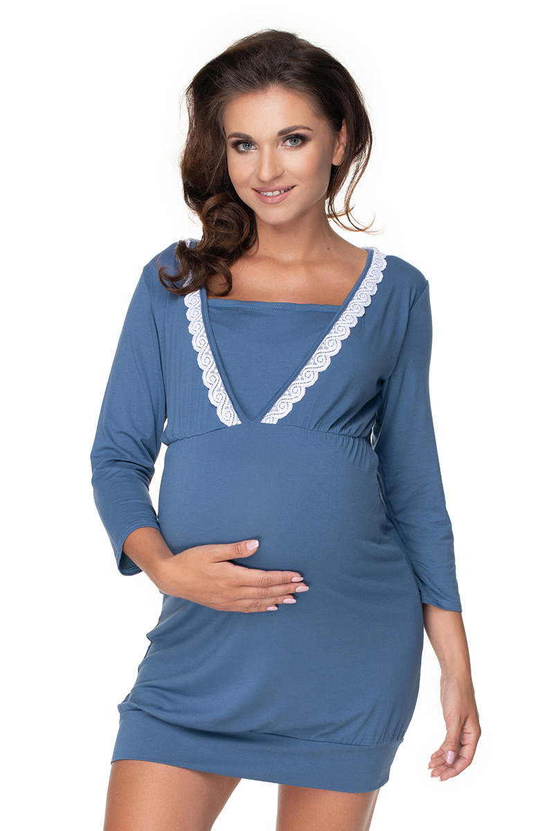 862709 maternity nightgown model 138227 PeeKaBoo