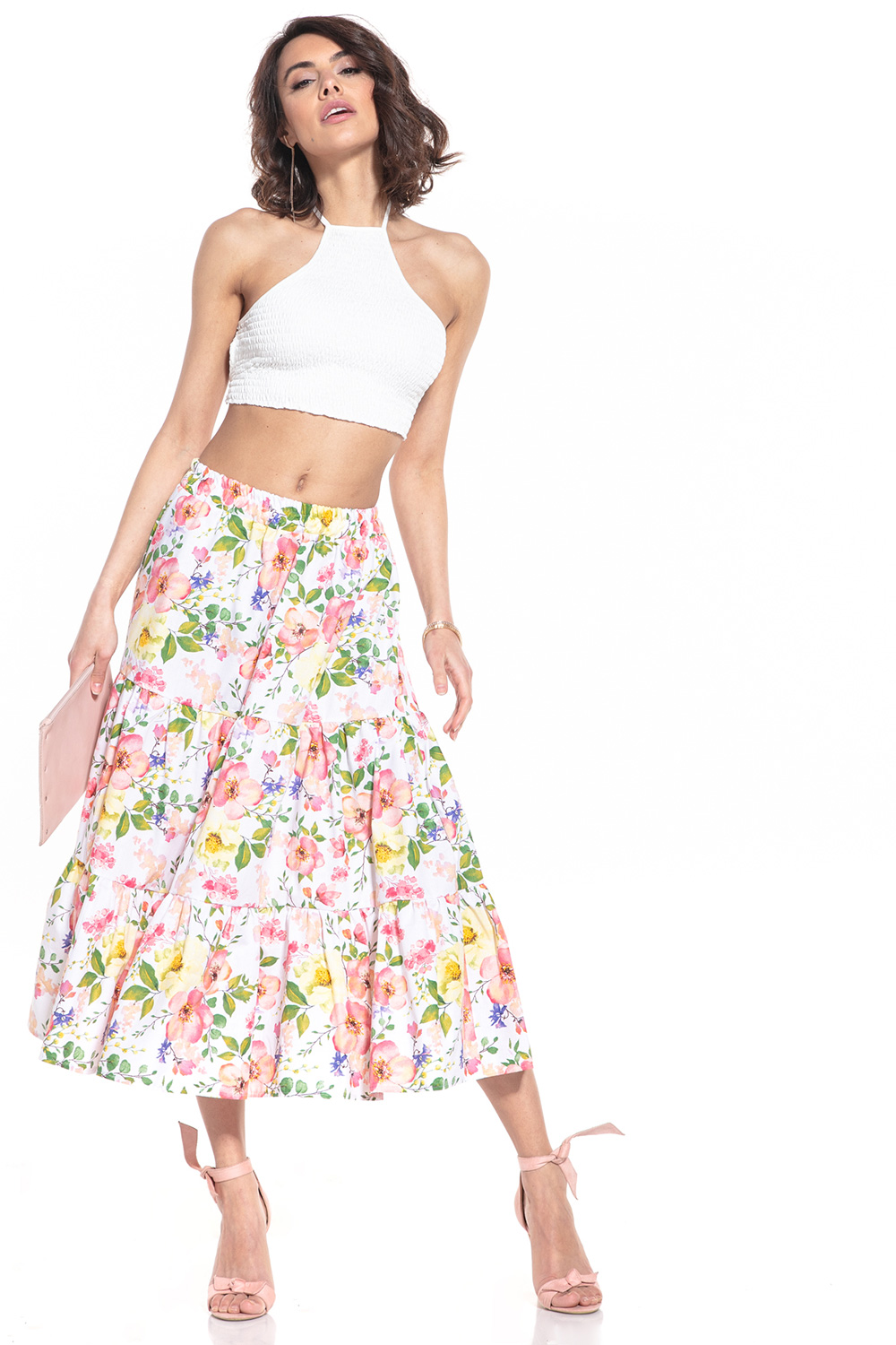 901124 Long skirt model 152860 Tessita
