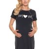 914490 maternity nightgown model 157727 PeeKaBoo