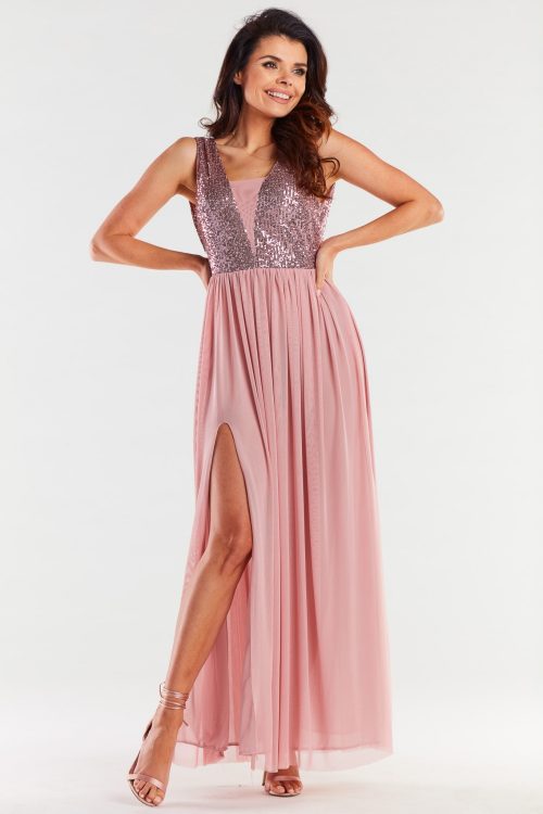 962129 Long dress model 174300 awama