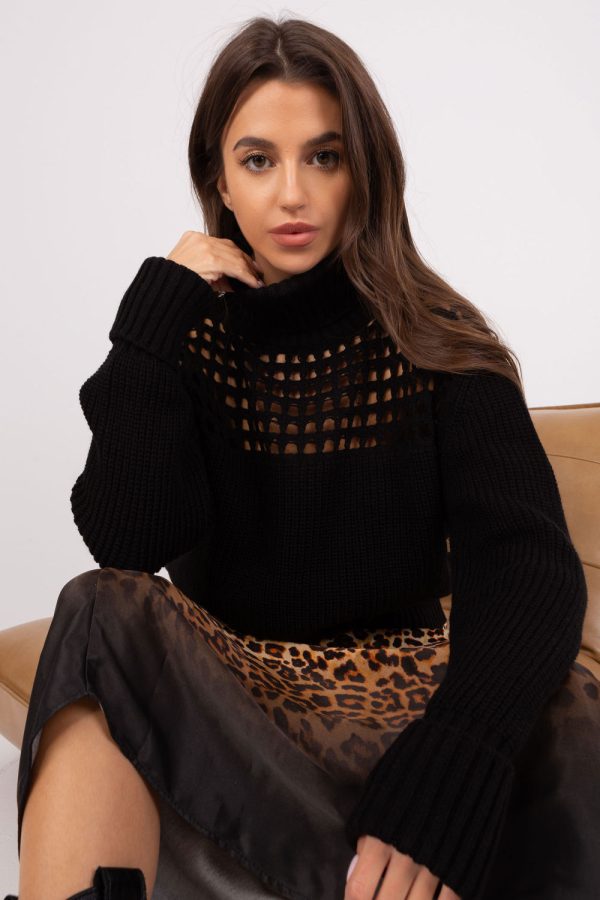 black Turtleneck model 187514 Factory Price