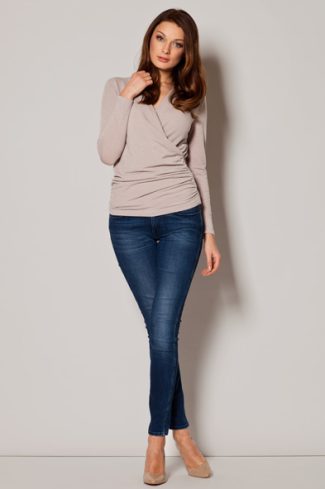 beige Jumper model 44479 Figl