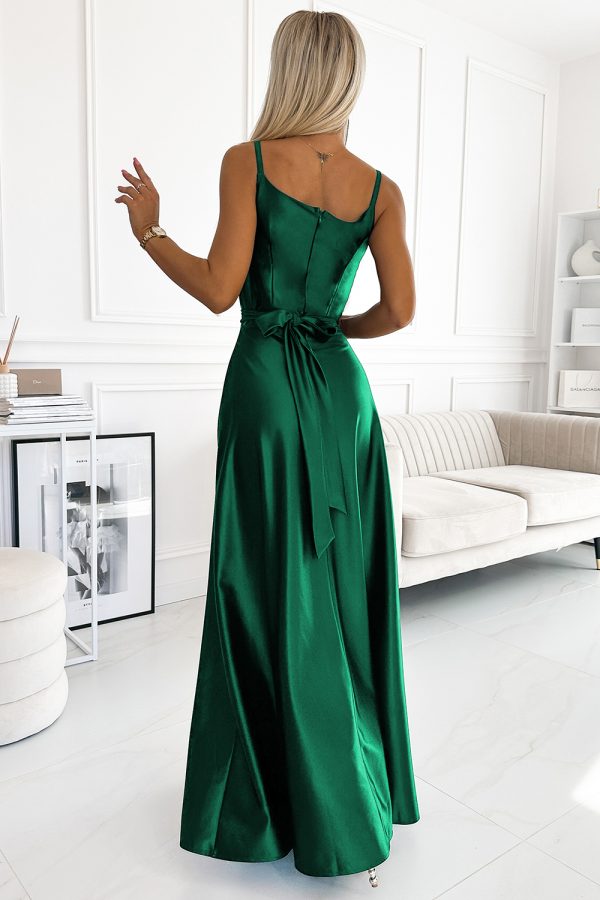 green Long dress model 188107 Numoco