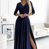1002922 navy blue Long dress model 188119 Numoco