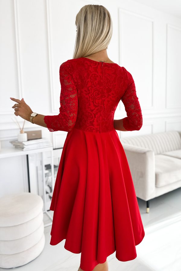 red Evening dress model 189085 Numoco