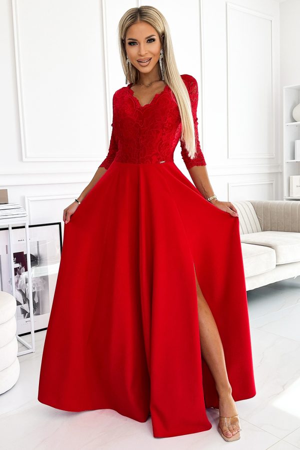 red Long dress model 189086 Numoco