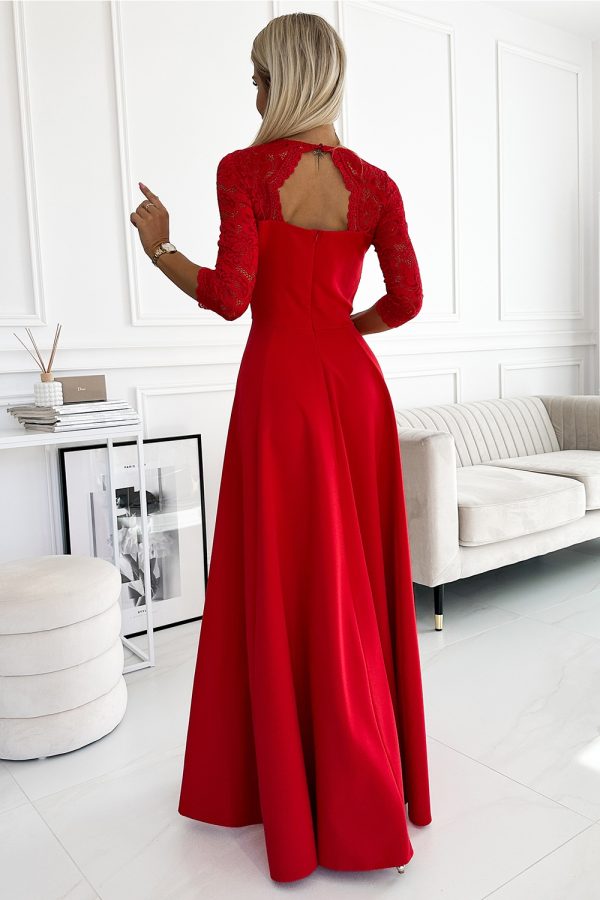 red Long dress model 189086 Numoco