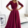 1005728 red Long dress model 189090 Numoco
