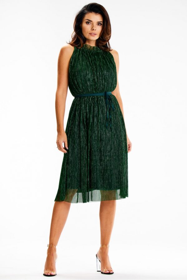 green Evening dress model 189428 awama