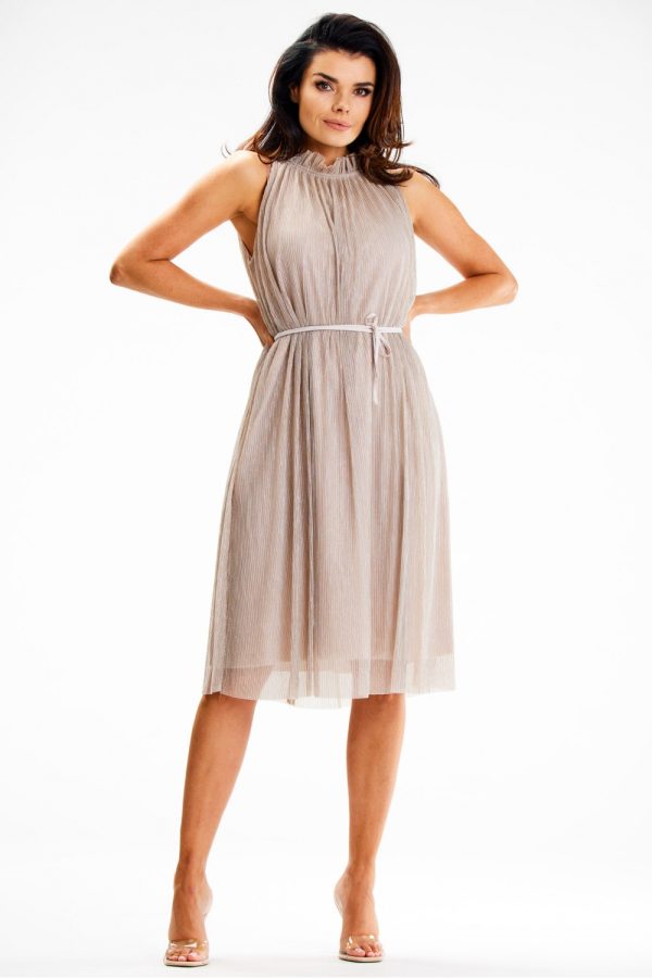 beige Evening dress model 189430 awama