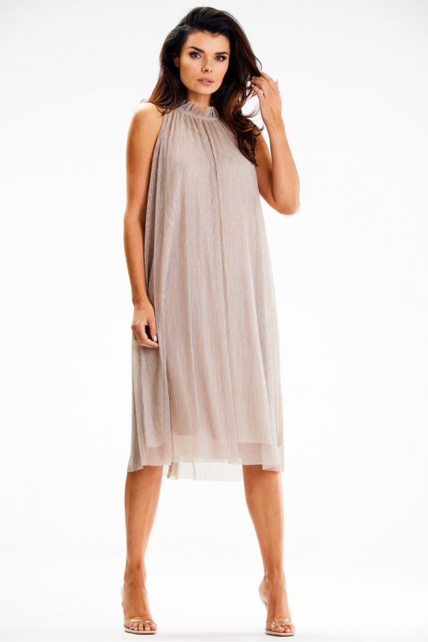 beige Evening dress model 189430 awama