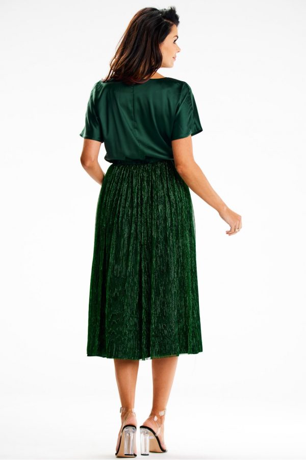 green Evening dress model 189434 awama