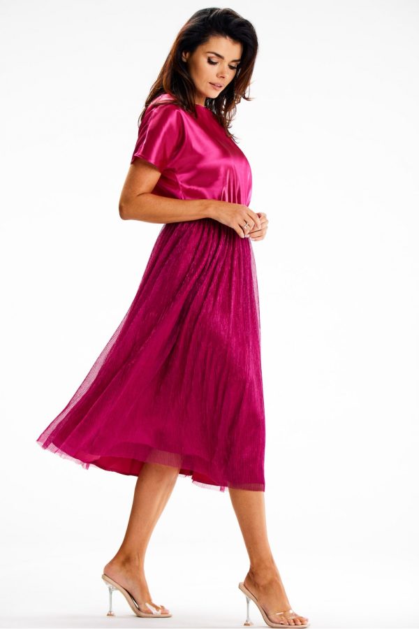 pink Evening dress model 189435 awama