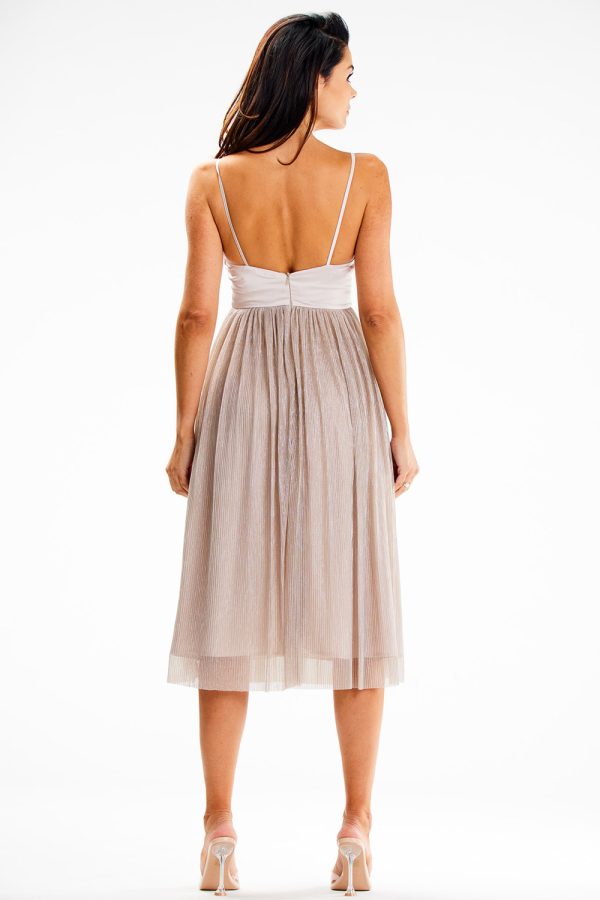 beige Evening dress model 189446 awama