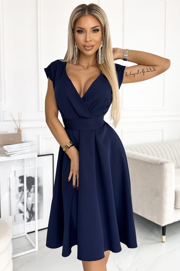 navy blue Cocktail dress model 190636 Numoco