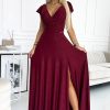 1011845 red Long dress model 190992 Numoco
