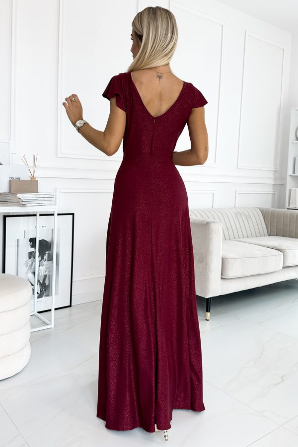 red Long dress model 190992 Numoco