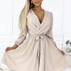 1013395 beige Cocktail dress model 191517 Numoco