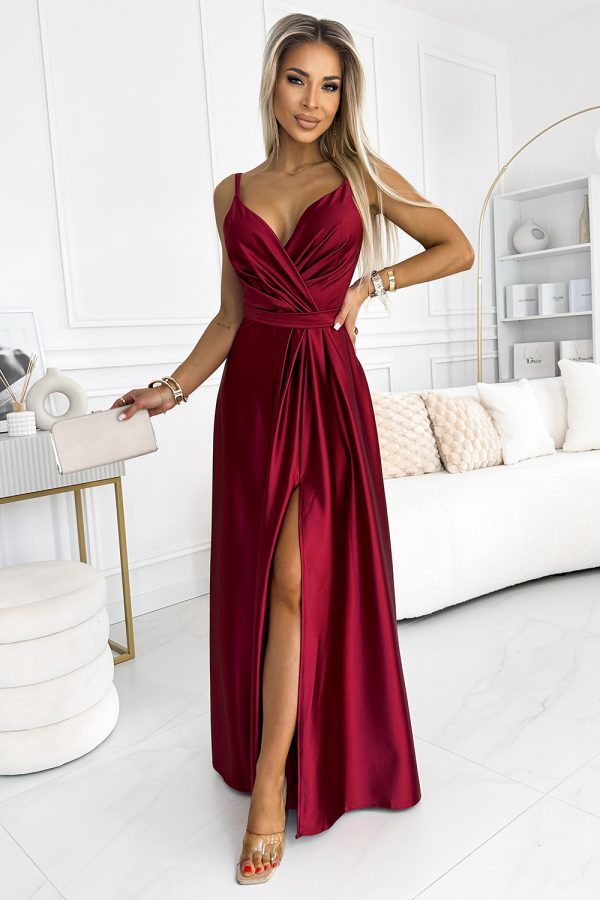 red Long dress model 192467 Numoco