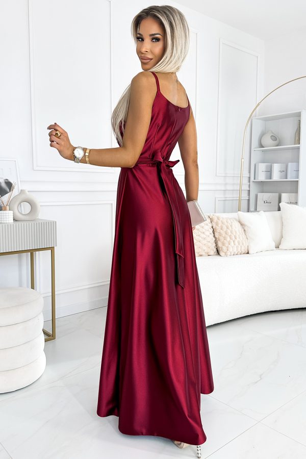 red Long dress model 192467 Numoco