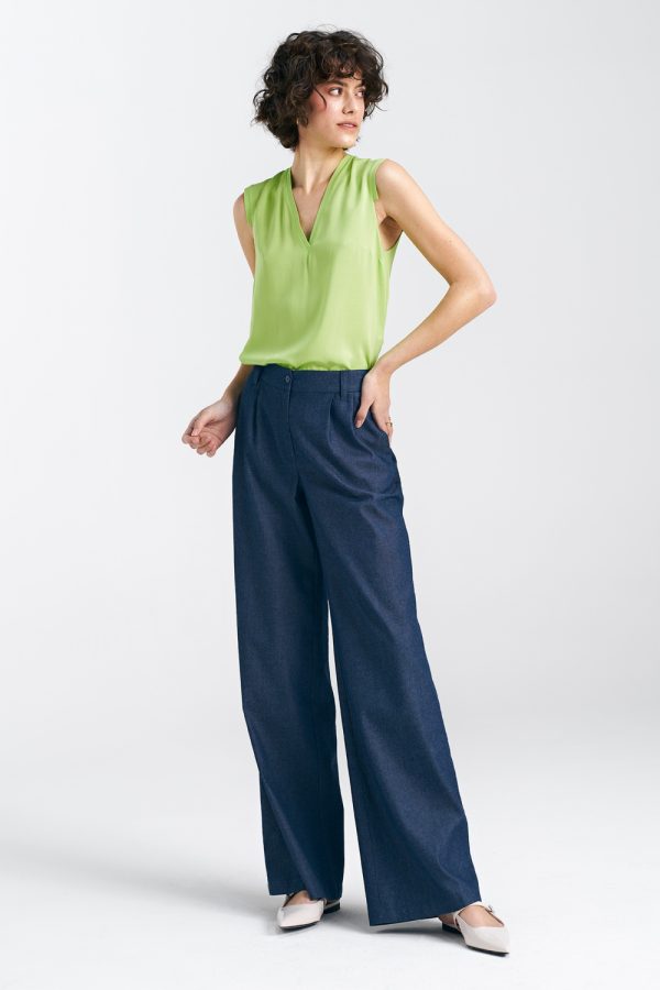 navy blue Trousers model 192966 Nife