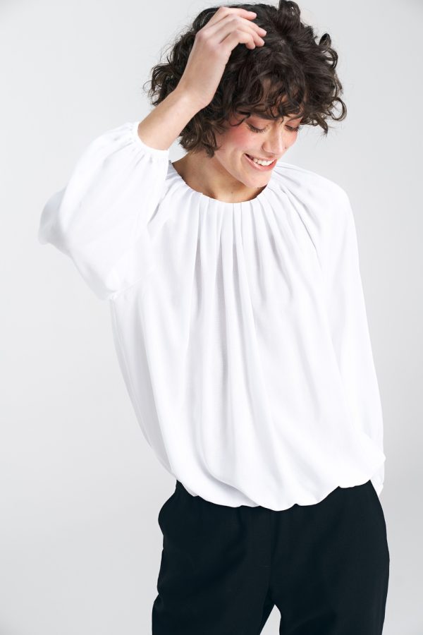 beige Blouse model 192973 Nife