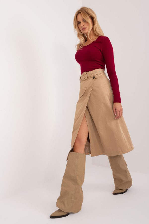 brown Skirt model 193268 Factory Price